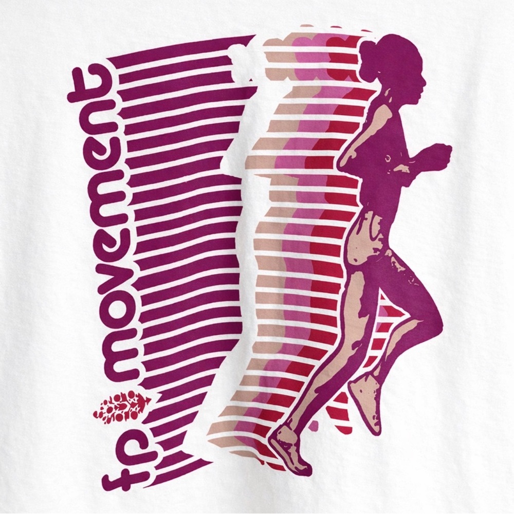 FP Movement X FP Inspire fp Runner Graphic Tank in Pink Combo ~Size Medium ~NWOT - Picture 9 of 15